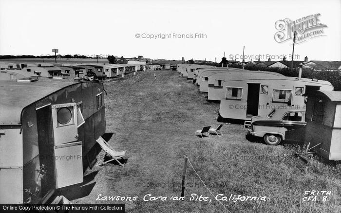 Photo of California, Lawsons Caravan Site c.1955