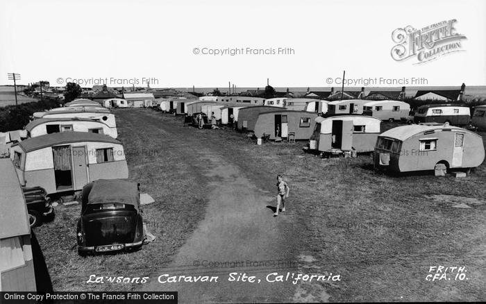 Photo of California, Lawsons Caravan Site c.1955