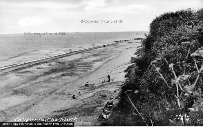 Photo of California, The Beach c.1955