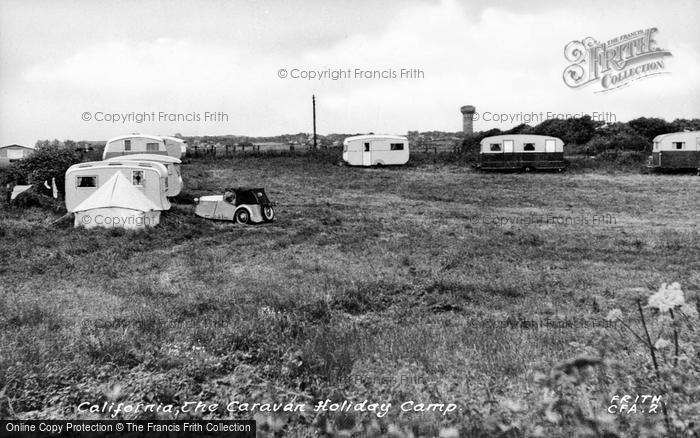 Photo of California, The Caravan Holiday Camp c.1955