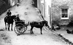 A Rider, Horse And Cart 1908, Callington