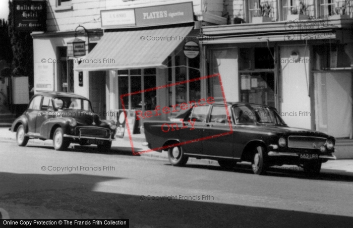 Photo of Callington, Cars On Fore Street c.1965