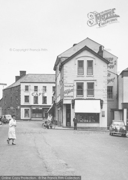 Photo of Callington, Fore Street, Shops And Cafe c.1960