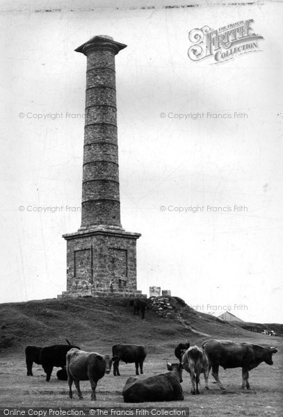 Photo of Callington, Kithill Monument c.1955