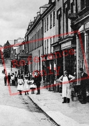 Locals On Fore Street 1893, Callington