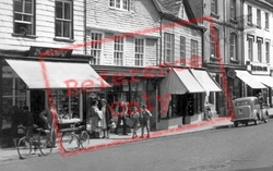 Shops On Fore Street c.1955, Callington