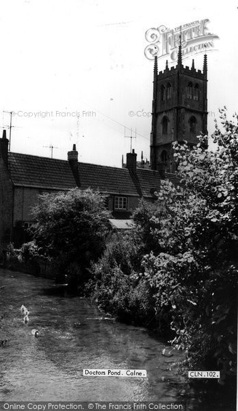 Photo of Calne, Doctors Pond c.1965
