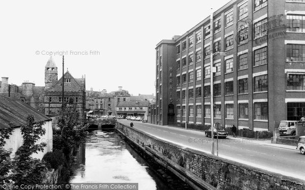 Photo of Calne, River Marden And The Harris Factory c.1965