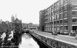River Marden And The Harris Factory c.1965, Calne