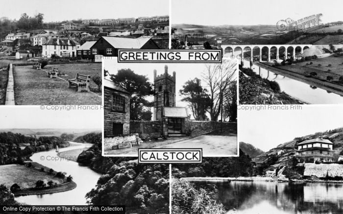Photo of Calstock, Composite c.1960