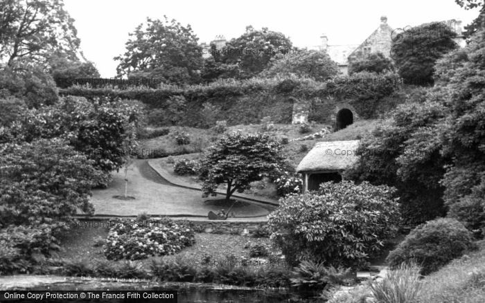 Photo of Calstock, Cotehele Gardens c.1955