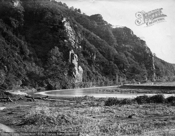 Photo of Calstock, Morwell Rocks c.1874