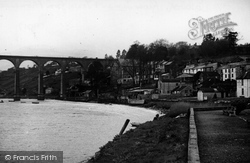 River Tamar And Town From Promenade c.1960, Calstock