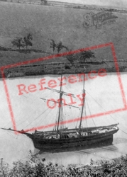 Ship On The River Tamar 1890, Calstock