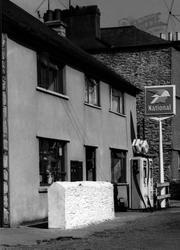 The Post Office And Petrol Pumps c.1960, Calstock