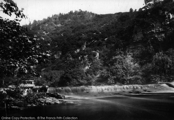 Photo of Calstock, The Weir From Below 1890