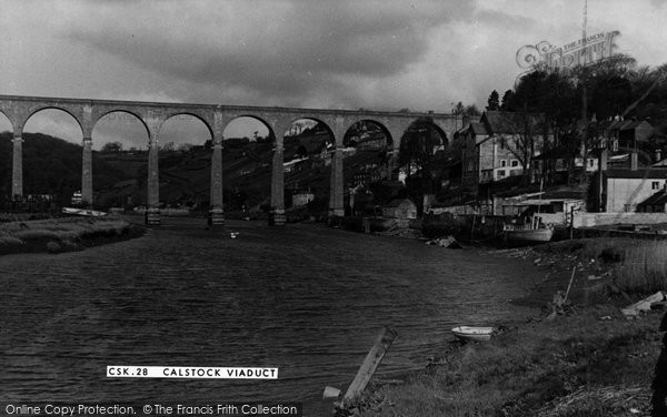 Photo of Calstock, Town And The Viaduct c.1960