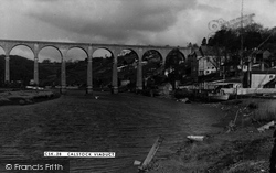 Town And The Viaduct c.1960, Calstock