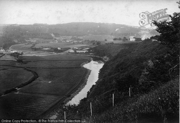Photo of Calstock, View From The New Railway 1908