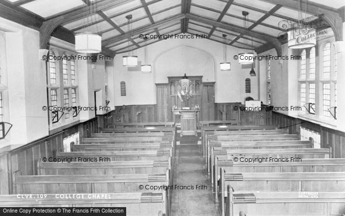 Photo of Calver, Cliff College Chapel c.1960