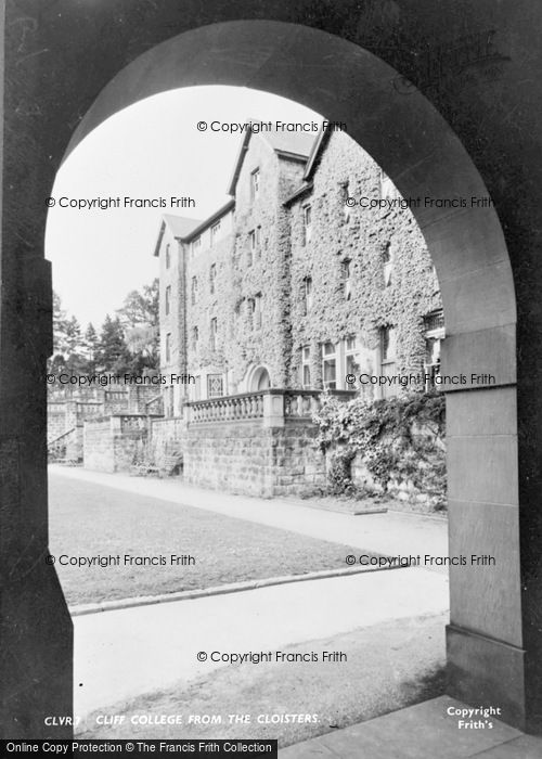 Photo of Calver, Cliff College From The Cloisters c.1950