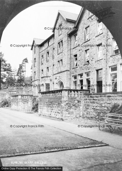 Photo of Calver, Cliff College, From The Cloisters c.1960