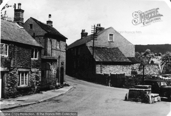 Photo of Calver, Coronation Cross c.1955