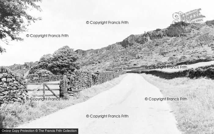 Photo of Calver, Curbar Edge c.1960