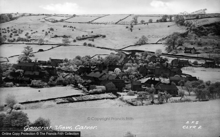 Photo of Calver, General View c.1950