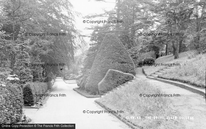 Photo of Calver, The Drive, Cliff College c.1960