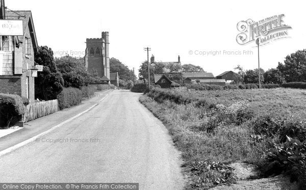 Photo of Calverhall, The Village c.1955