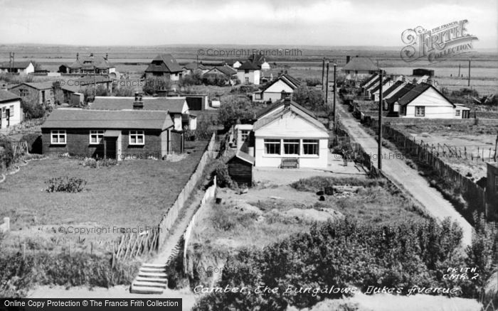 Photo of Camber, The Bungalows, Dukes Avenue c.1955