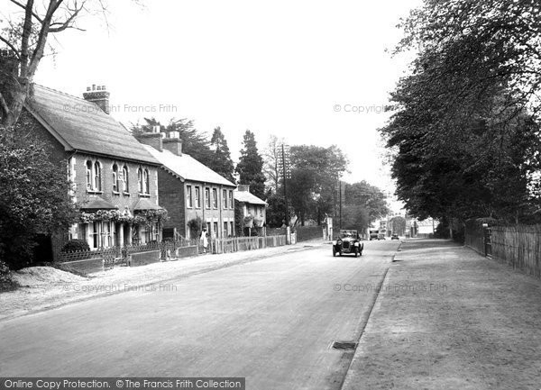 Photo of Camberley, Blackwater, London Road 1928
