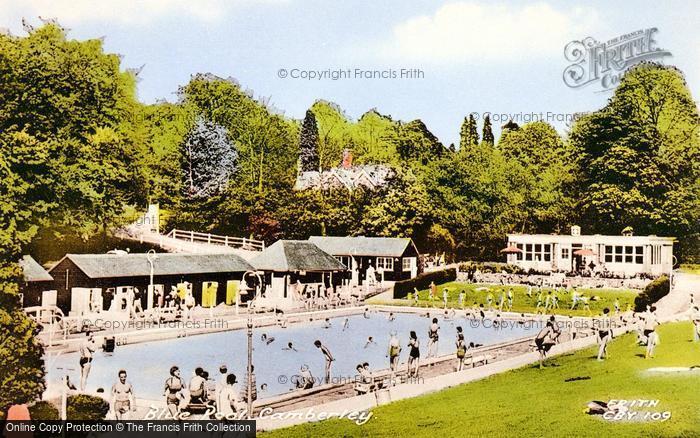 Photo of Camberley, Blue Pool c.1960