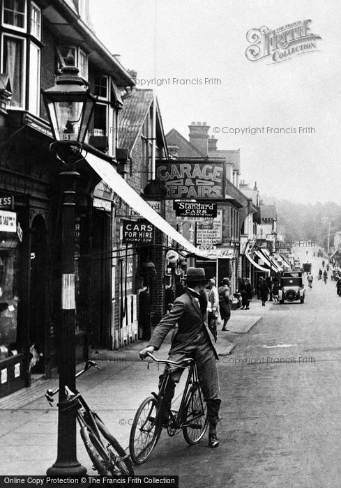 Photo of Camberley, Cyclist 1925