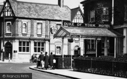 Duke Of York Hotel Entrance 1931, Camberley
