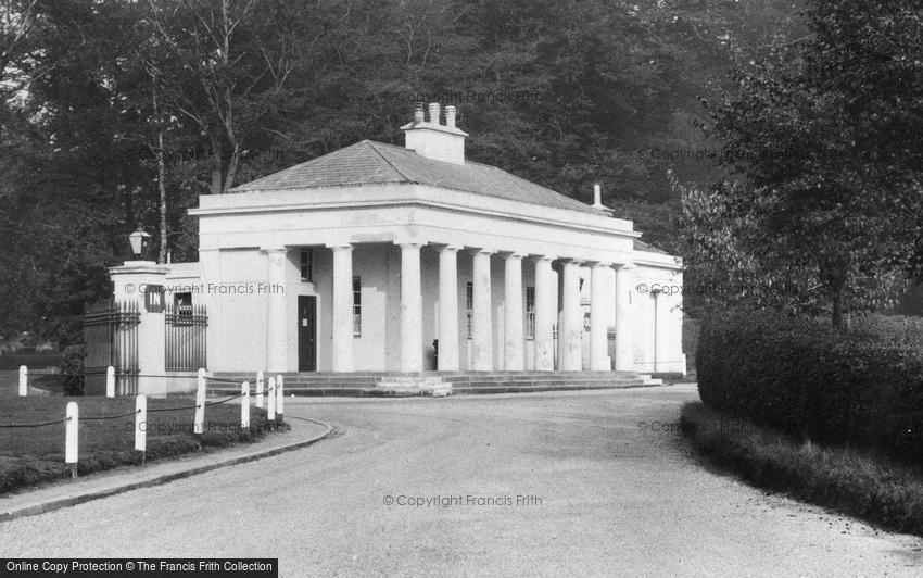 Camberley, Entrance to the Royal Military Academy c1950