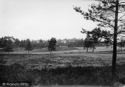 Hatherside Post Office From Golf Links 1921, Camberley