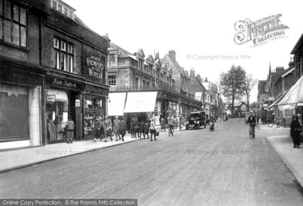 Photo of Camberley, High Street 1925