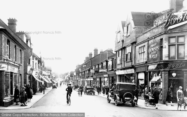 Photo of Camberley, High Street 1925