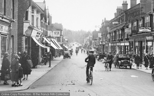 Photo of Camberley, High Street 1925