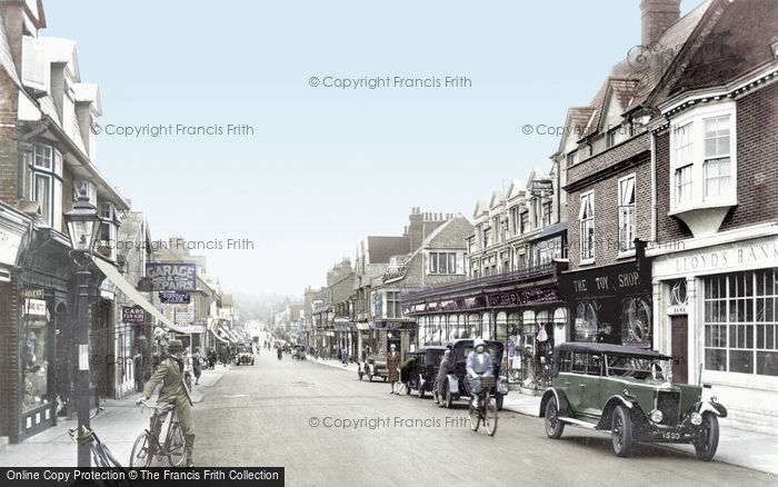 Camberley, High Street 1925