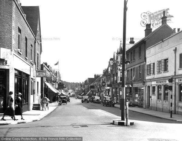 Photo of Camberley, High Street 1936