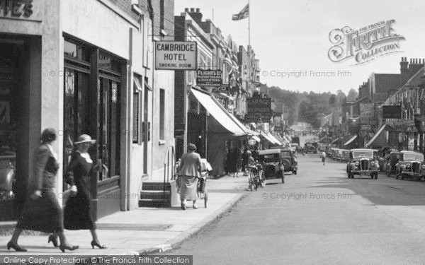 Photo of Camberley, High Street 1936