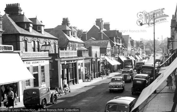 Photo of Camberley, High Street c1955