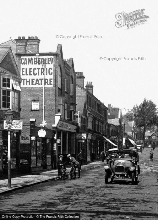 Photo of Camberley, High Street Traffic 1919
