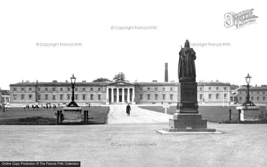 Camberley, King's Walk, Royal Military Academy c1955