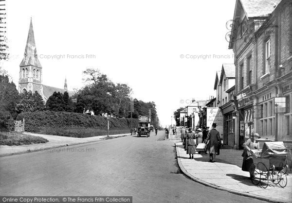 Photo of Camberley, London Road 1919