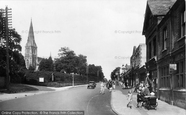 Photo of Camberley, London Road 1927