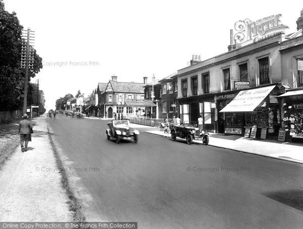 Photo of Camberley, London Road 1927